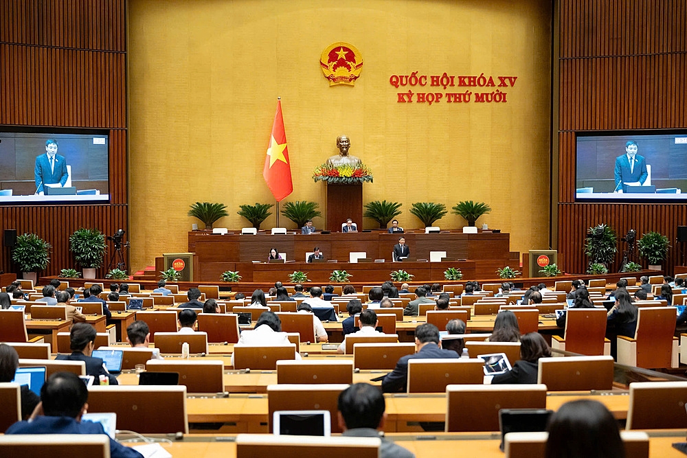 Quang cảnh Phiên thảo luận. Ảnh: Quốc hội