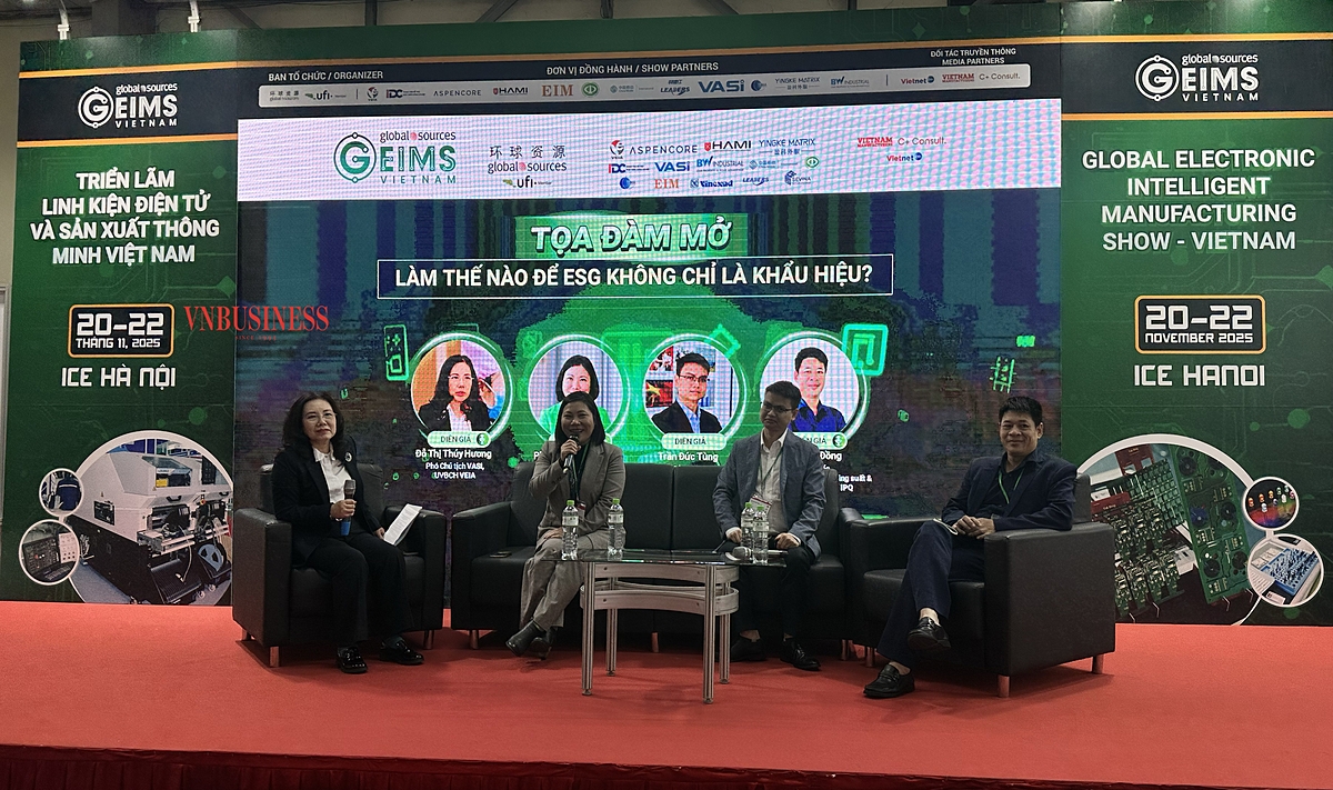 Các chuyên gia chia sẻ cơ hội tham gia chuỗi cung ứng ESG của doanh nghiệp Việt.