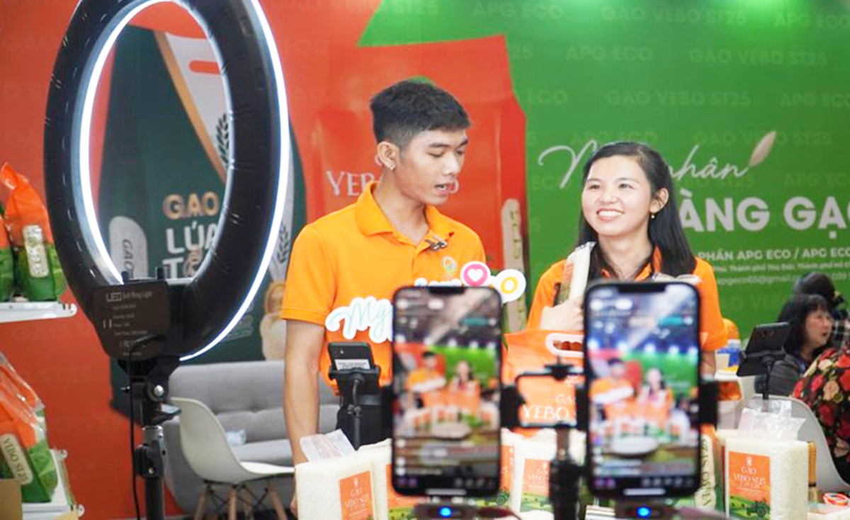 Thương mại điện tử, số hóa ngày càng lan tỏa trong hoạt động sản xuất của các HTX.