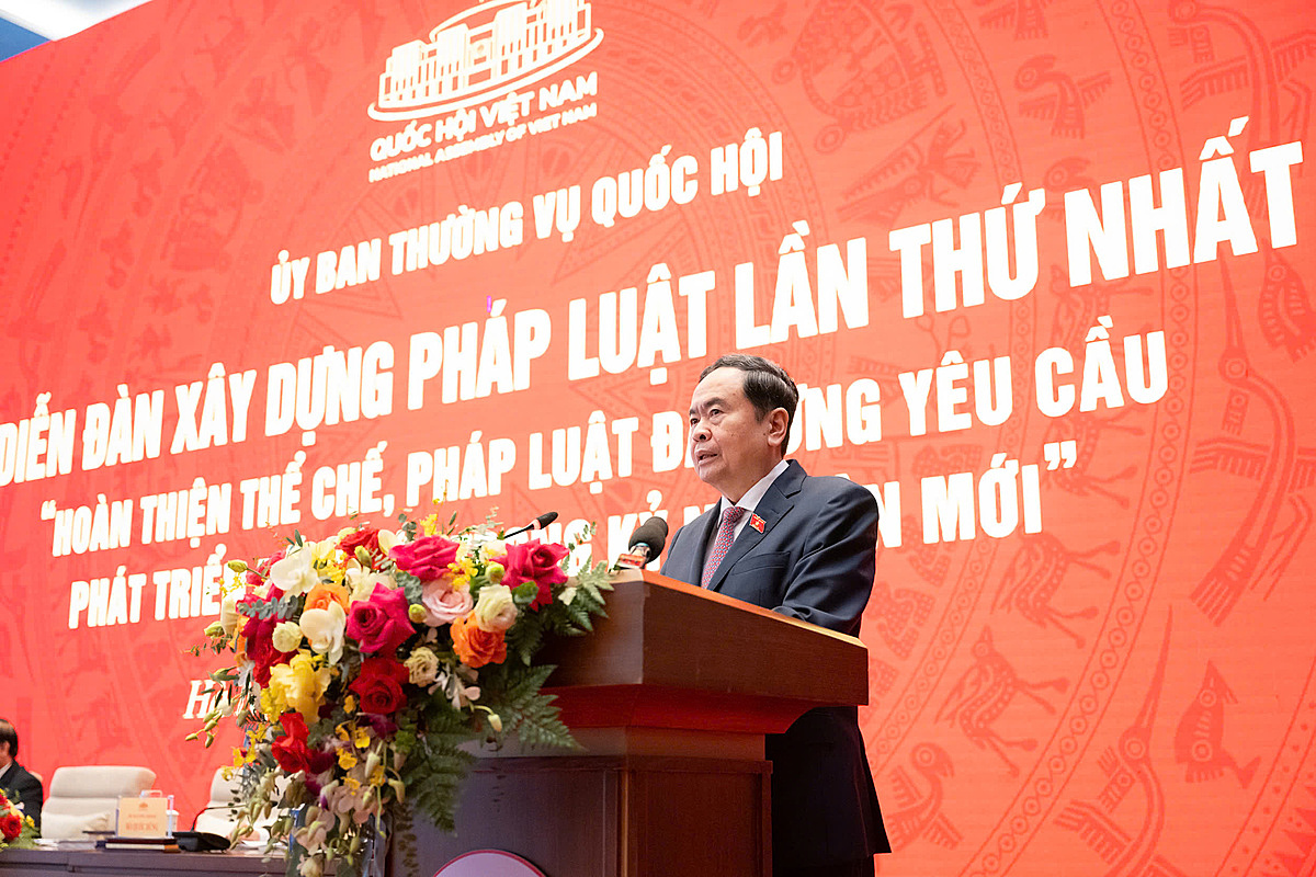 Chủ tịch Quốc hội Trần Thanh Mẫn chủ trì và phát biểu khai mạc tại Diễn đàn.