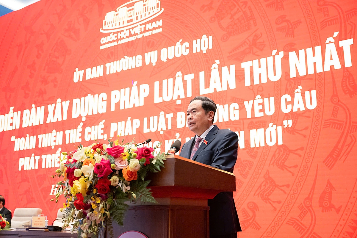 Chủ tịch Quốc hội Trần Thanh Mẫn chủ trì và phát biểu khai mạc tại Diễn đàn.