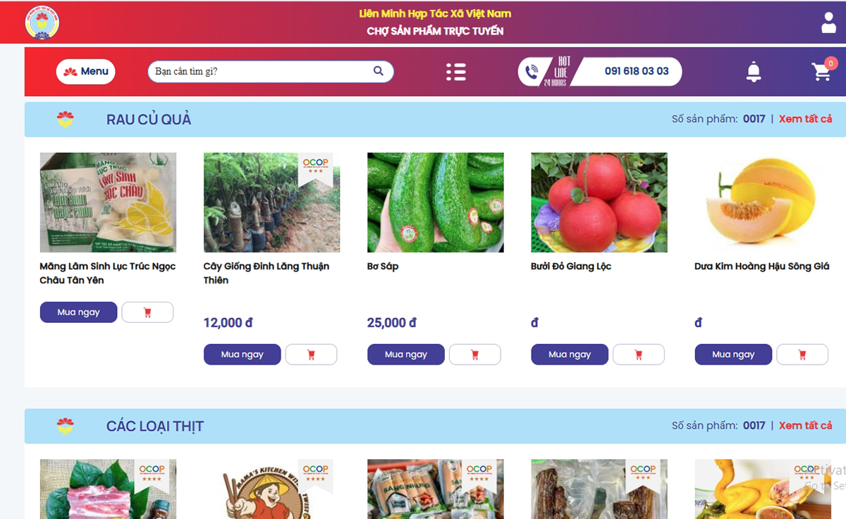 Tham gia các chợ trực tuyến giúp các HTX mở rộng thị trường, nâng cao hiệu quả kinh doanh.