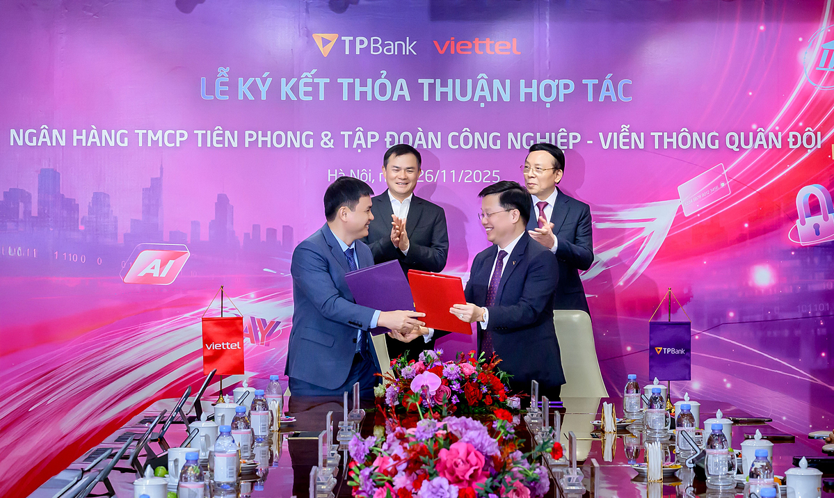 TPBank và Viettel chính thức ký kết Biên bản ghi nhớ hợp tác chiến lược.
