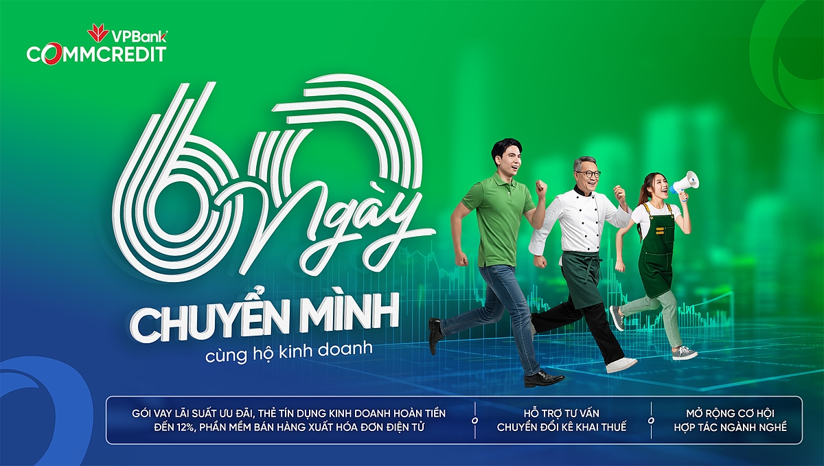 VPBank sẽ tổ chức hội thảo “60 ngày chuyển mình cùng hộ kinh doanh” trong tháng 12/2025.