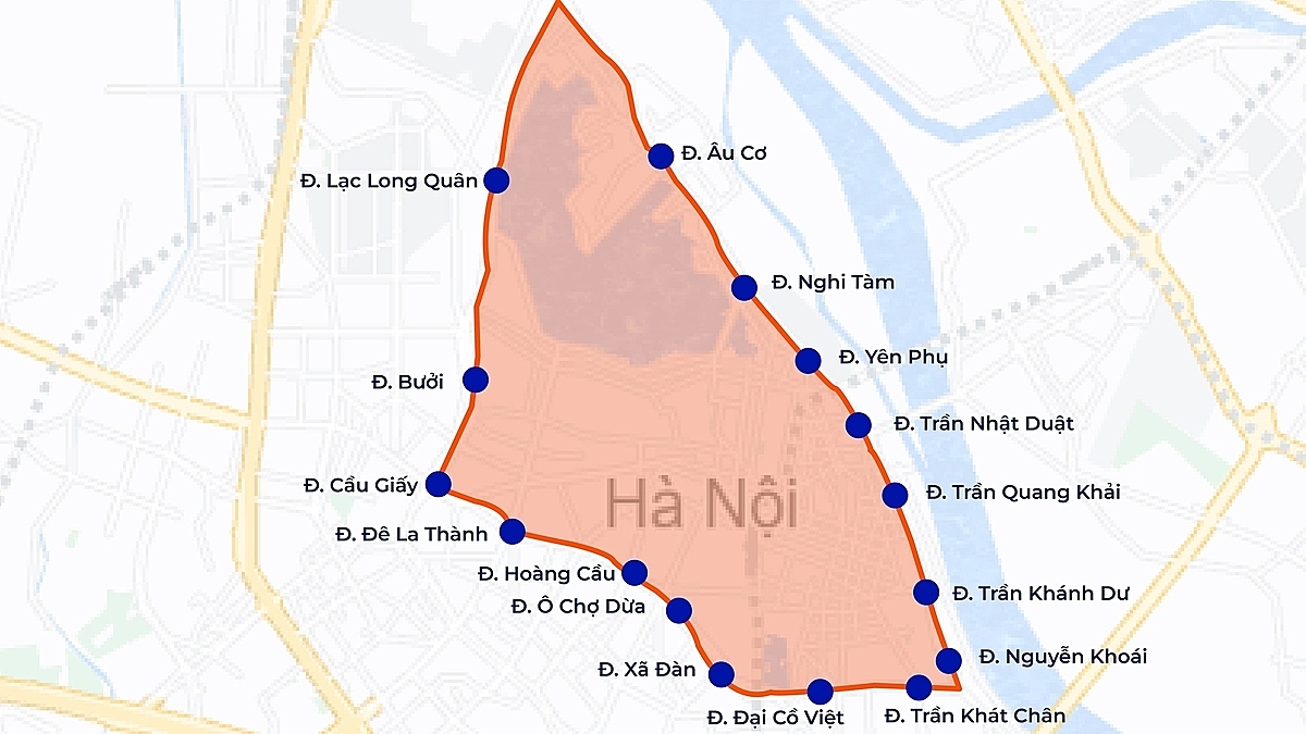 Nút giao cửa ngõ Vành đai 1 luôn quá tải vào giờ cao điểm, dự kiến giảm áp lực khi lộ trình cấm phương tiện xăng có hiệu lực.