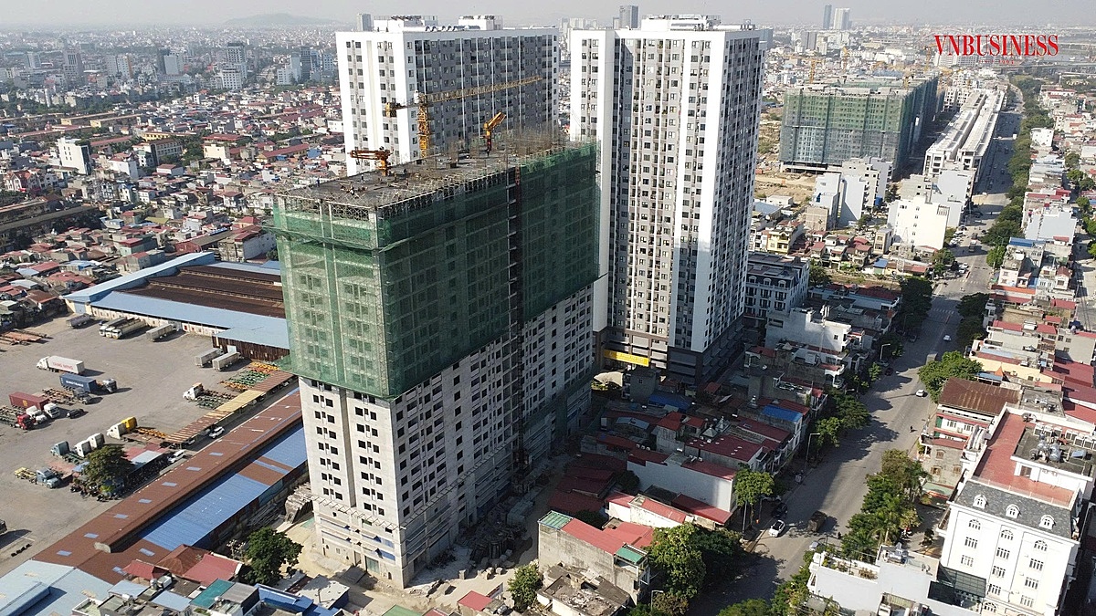 Khu NƠXH cao tầng tại số 384 Lê Thánh Tông, Ngô Quyền, Hải Phòng với gần 1300 căn giúp giấc mơ an cư của hàng nghìn hộ dân trở thành hiện thực.