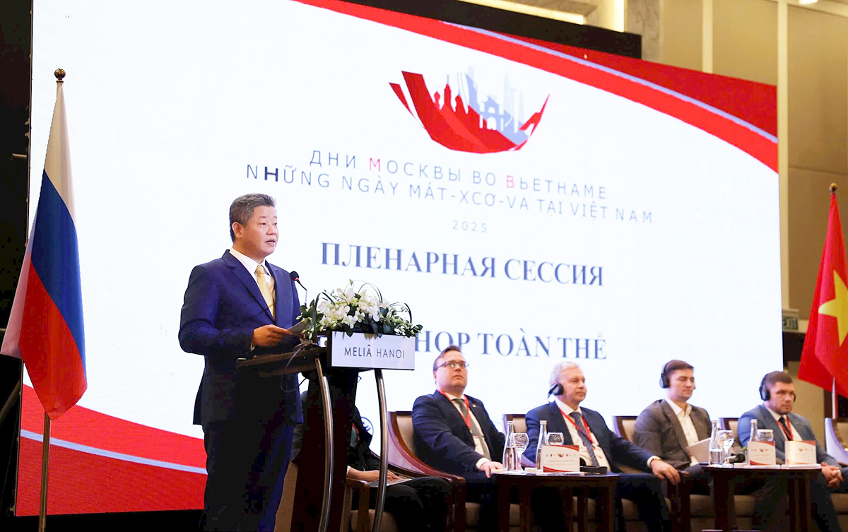 Phó Chủ tịch UBND thành phố Hà Nội Nguyễn Mạnh Quyền nhấn mạnh tầm quan trọng đặc biệt của sự kiện khi đặt trong tổng thể 75 năm quan hệ Việt Nam – Nga.