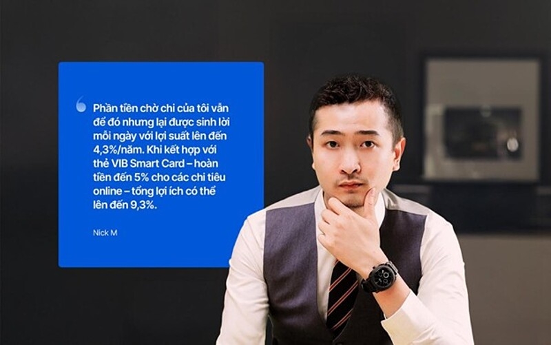 Nick M chia tài chính thành bốn phần và có kế hoạch rõ ràng.