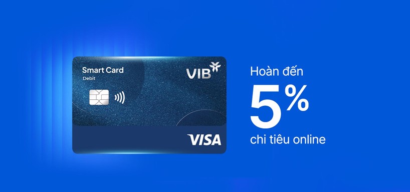 Chương trình hoàn tiền đến 5%.