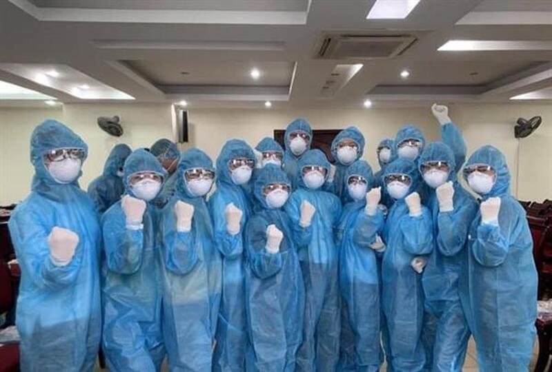 Toàn dân quyết tâm chống dịch COVID-19.