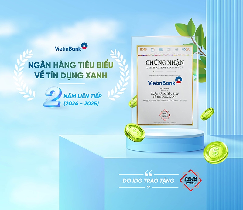 Đây là năm thứ hai liên tiếp Ngân hàng được vinh danh giải thưởng uy tín này.