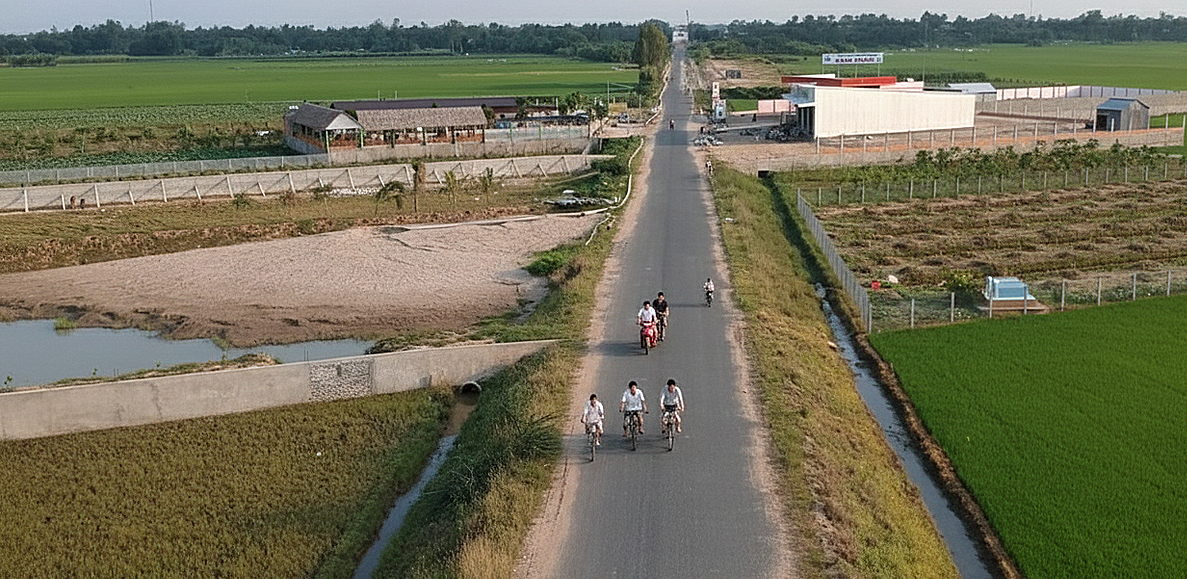 Diện mạo nông thôn mới ở An Giang ngày càng khởi sắc.