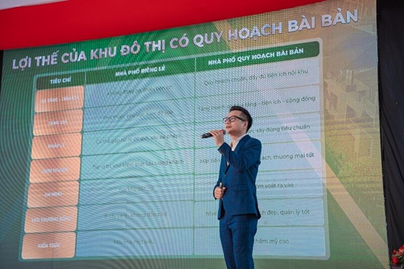 Ông Nguyễn Xuân Hoàng – Giám đốc quản lý kinh doanh ROX Living chia sẻ về khu đô thị và công bố những ưu đãi đặc biệt.