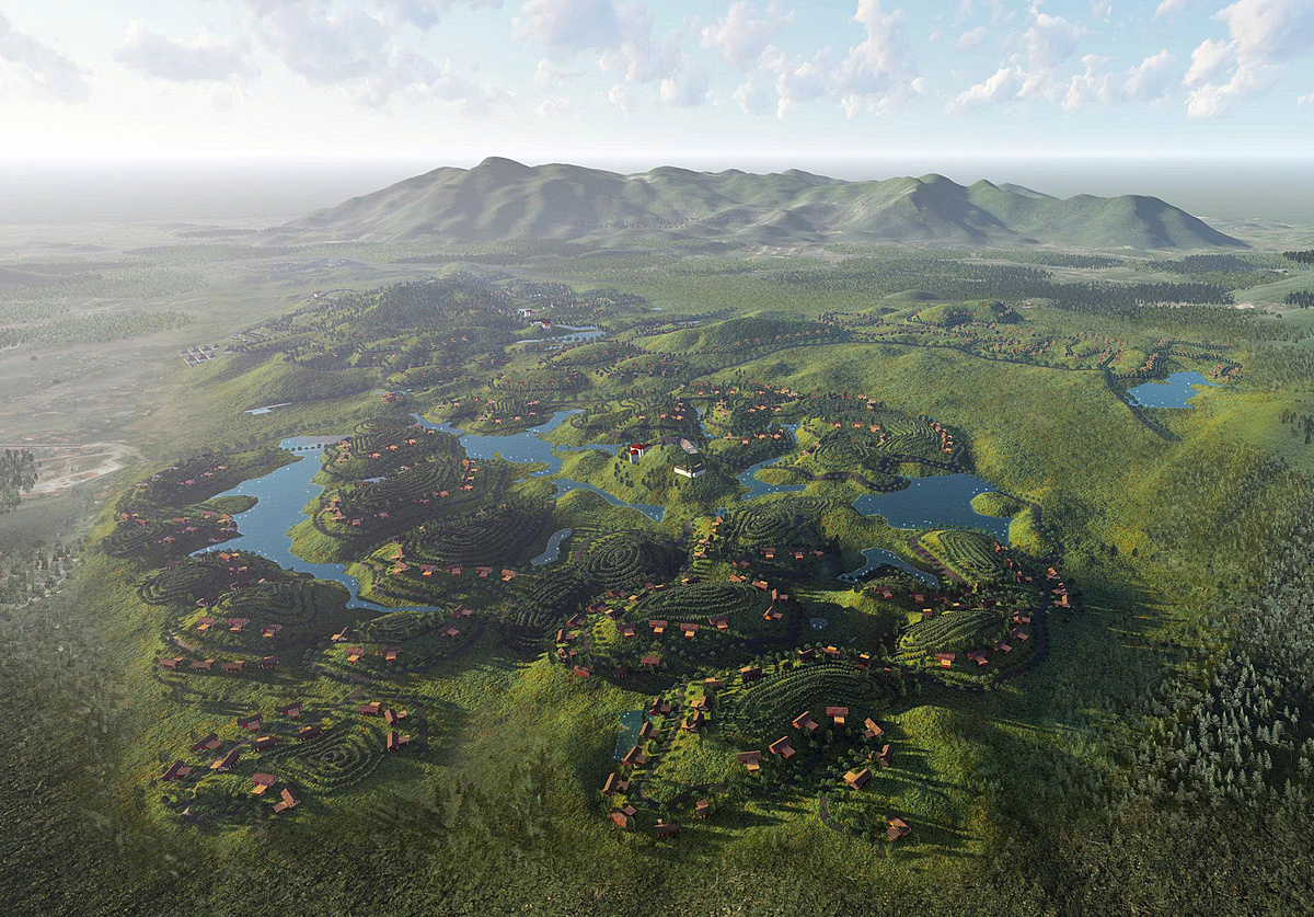 Phối cảnh Khu đô thị nghỉ dưỡng Mỹ Lâm.