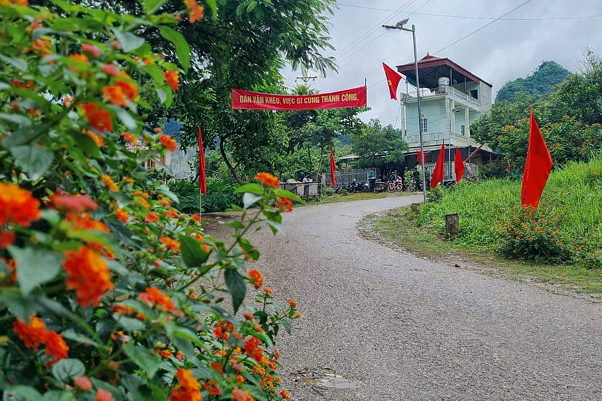 Bộ mặt nông thôn ở Sơn La ngày càng khởi sắc.