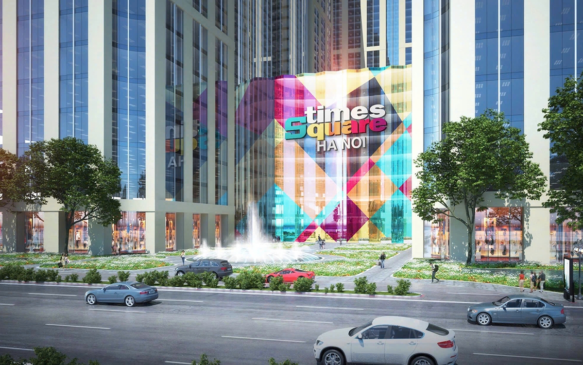 Phối cảnh dự án Tổ hợp Times square Hà Nội.