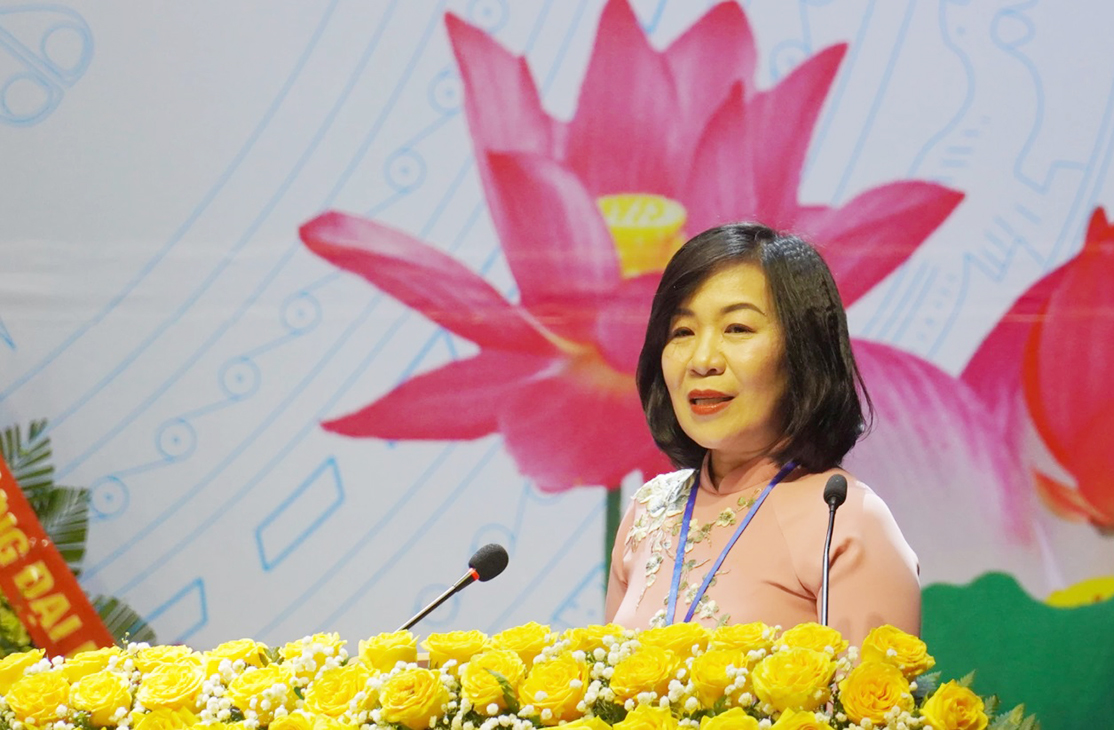 Bà Đinh Thị Quỳnh Hoa được bầu giữ chức Chủ tịch Liên minh HTX tỉnh Quảng Trị nhiệm kỳ 2025-2030.