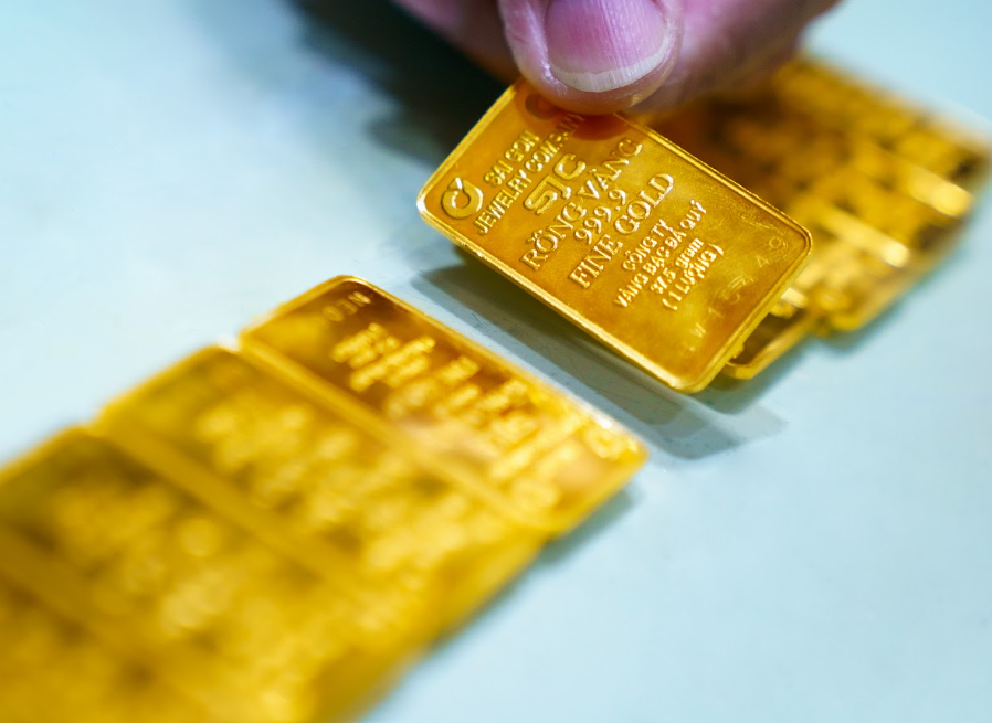 Vàng miếng tăng nhẹ 200.000 đồng cả 2 chiều.