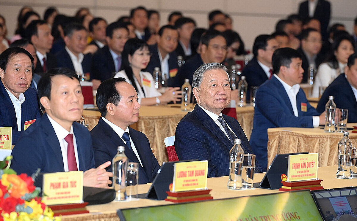 Tổng Bí thư Tô Lâm dự Hội nghị tổng kết công tác tuyên giáo và dân vận năm 2025, triển khai nhiệm vụ năm 2026.