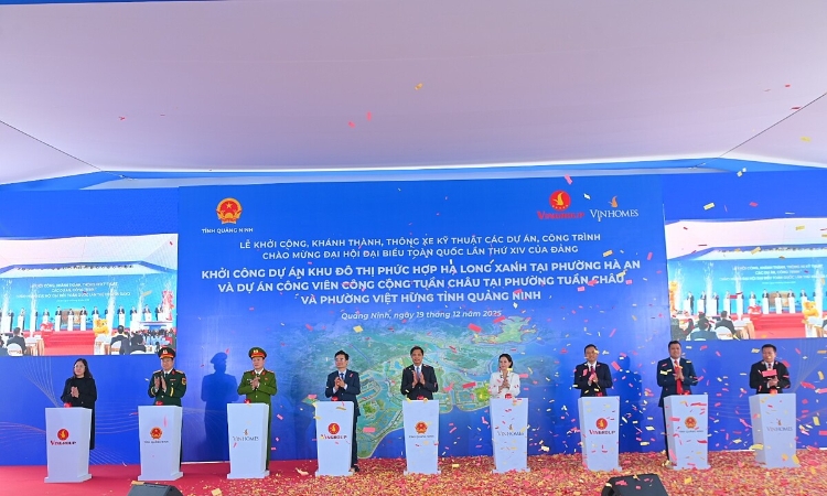 Vingroup khởi công 11 công trình trọng điểm, trải rộng từ đô thị, hạ tầng đến năng lượng