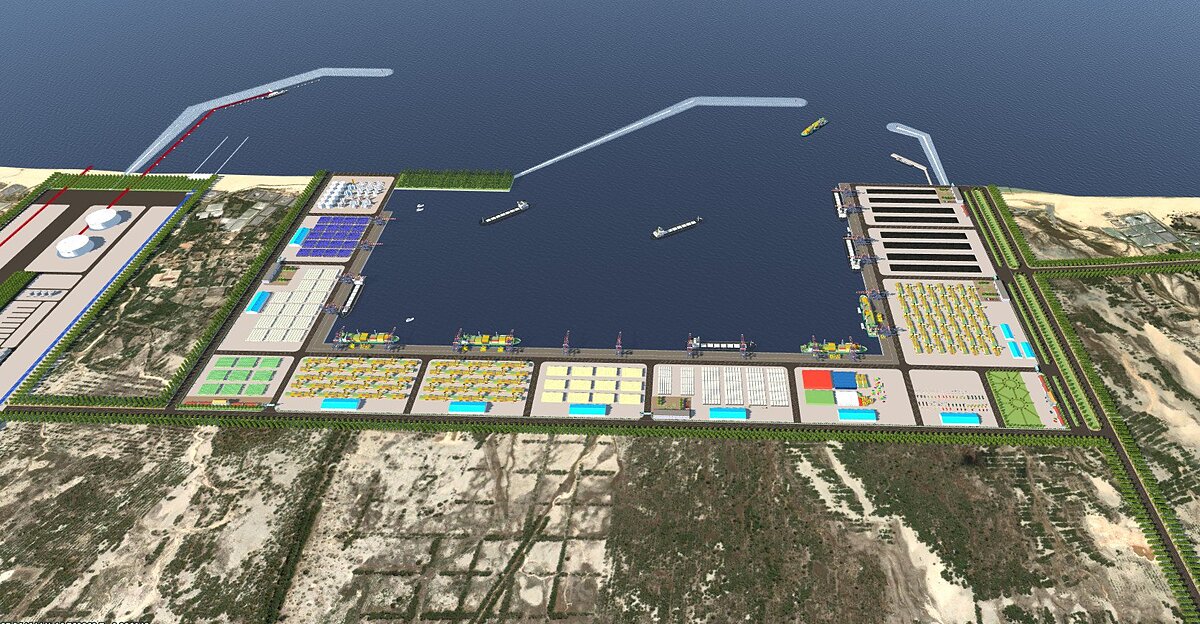 Phối cảnh dự án LNG Hải Lăng &lpar;Quảng Trị&rpar;.