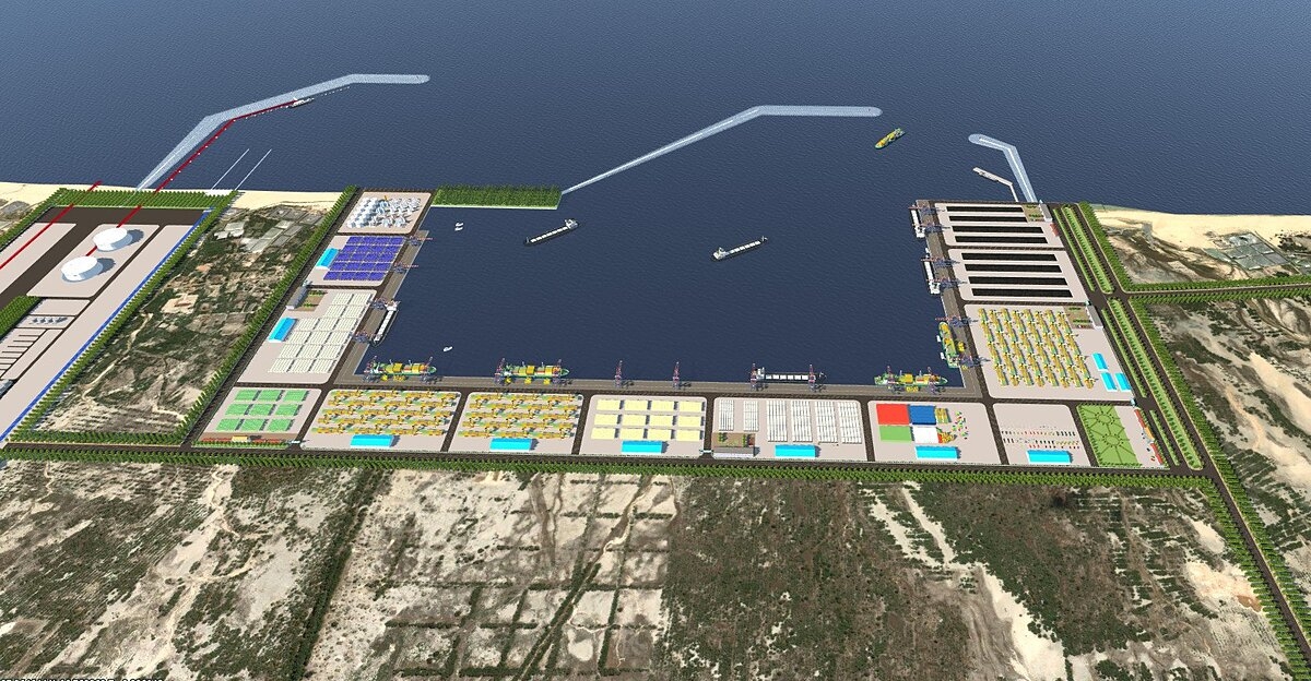 Phối cảnh dự án LNG Hải Lăng &lpar;Quảng Trị&rpar;.