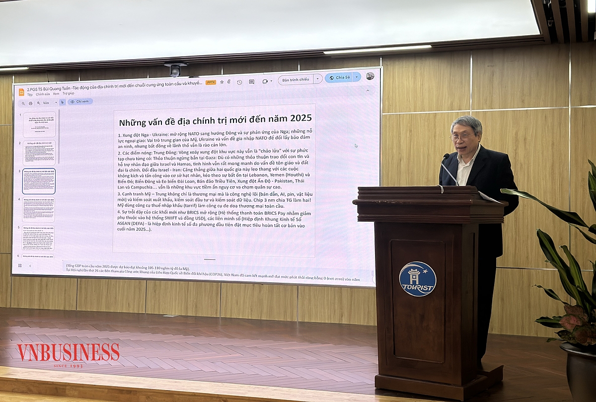 PGS.TS Bùi Quang Tuấn, Nguyên Viện trưởng Viện Kinh tế Việt Nam.