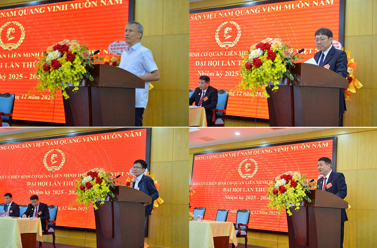 Các đại biểu phát biểu tham luận tại Đại hội.