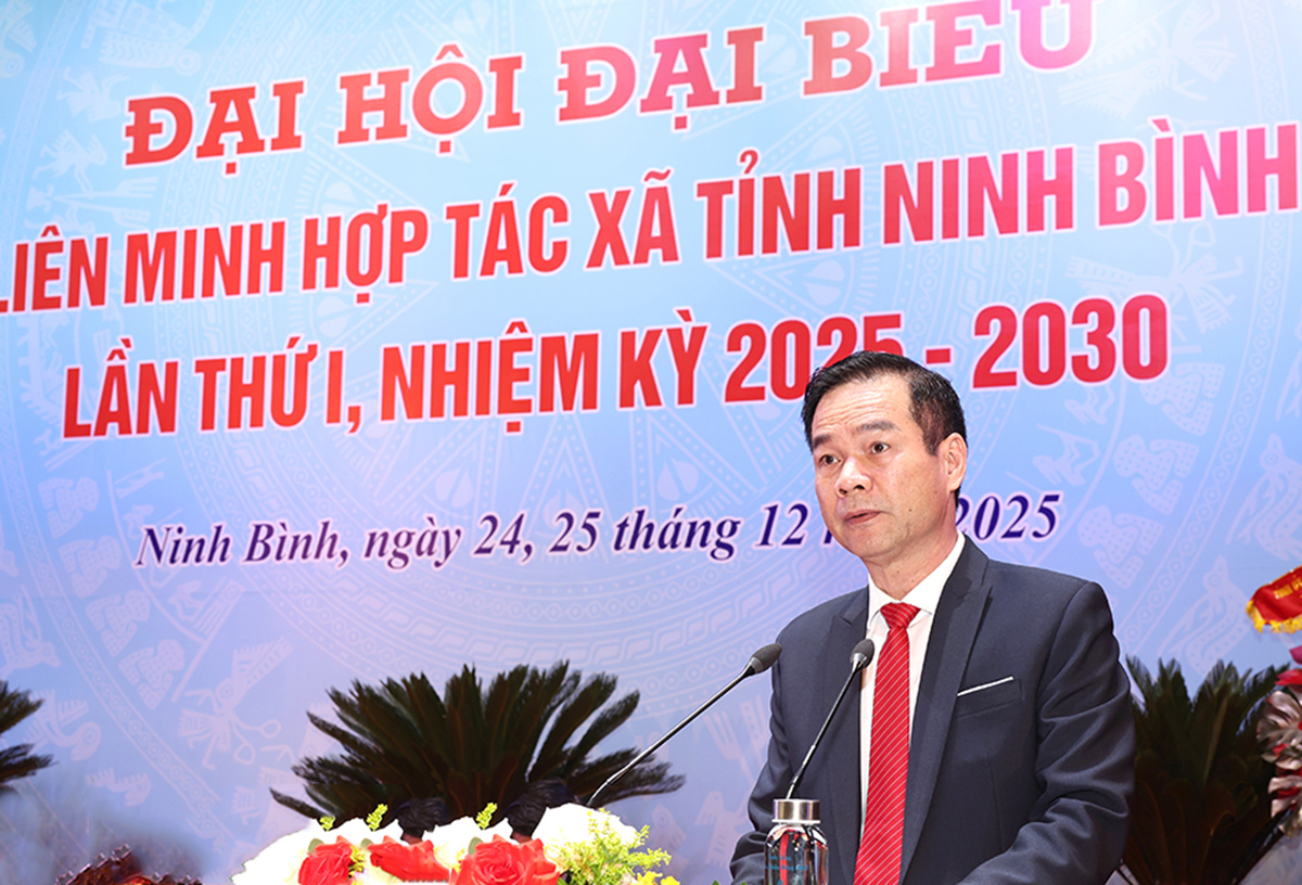 Ông Đỗ Xuân Trường, Chủ tịch Liên minh HTX tỉnh Ninh Bình.