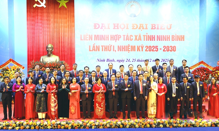 Đại hội đại biểu Liên minh HTX tỉnh Ninh Bình: Biến thách thức thành cơ hội trong thời khắc lịch sử