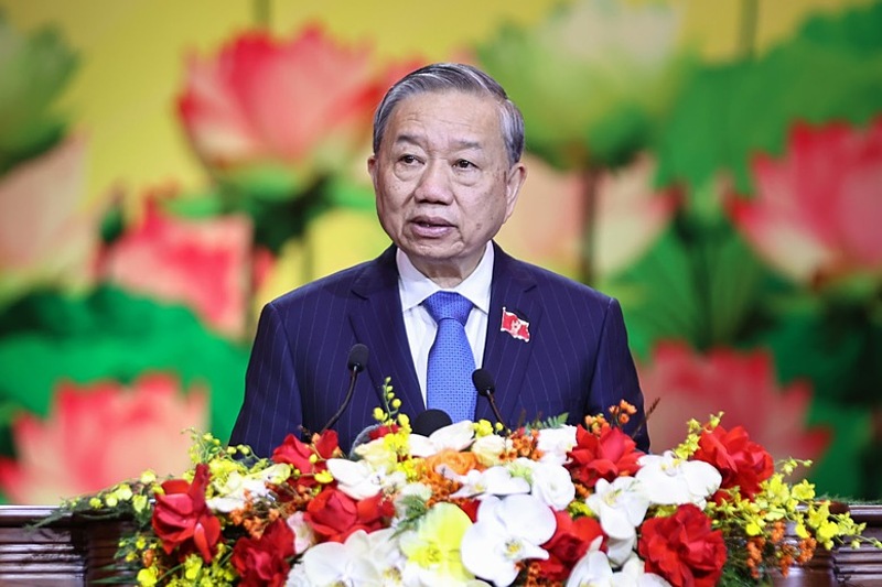 Tổng Bí thư Tô Lâm phát biểu tại Đại hội thi đua yêu nước toàn quốc lần thứ XI.