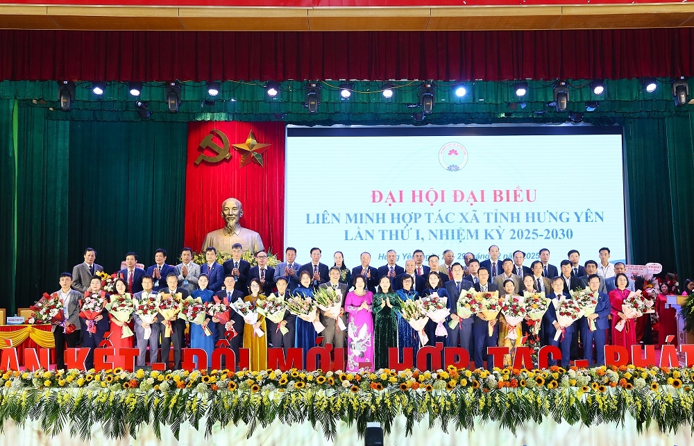 Đại hội đại biểu Liên minh HTX tỉnh Hưng Yên lần thứ I chính thức khai mạc sáng 29/12.