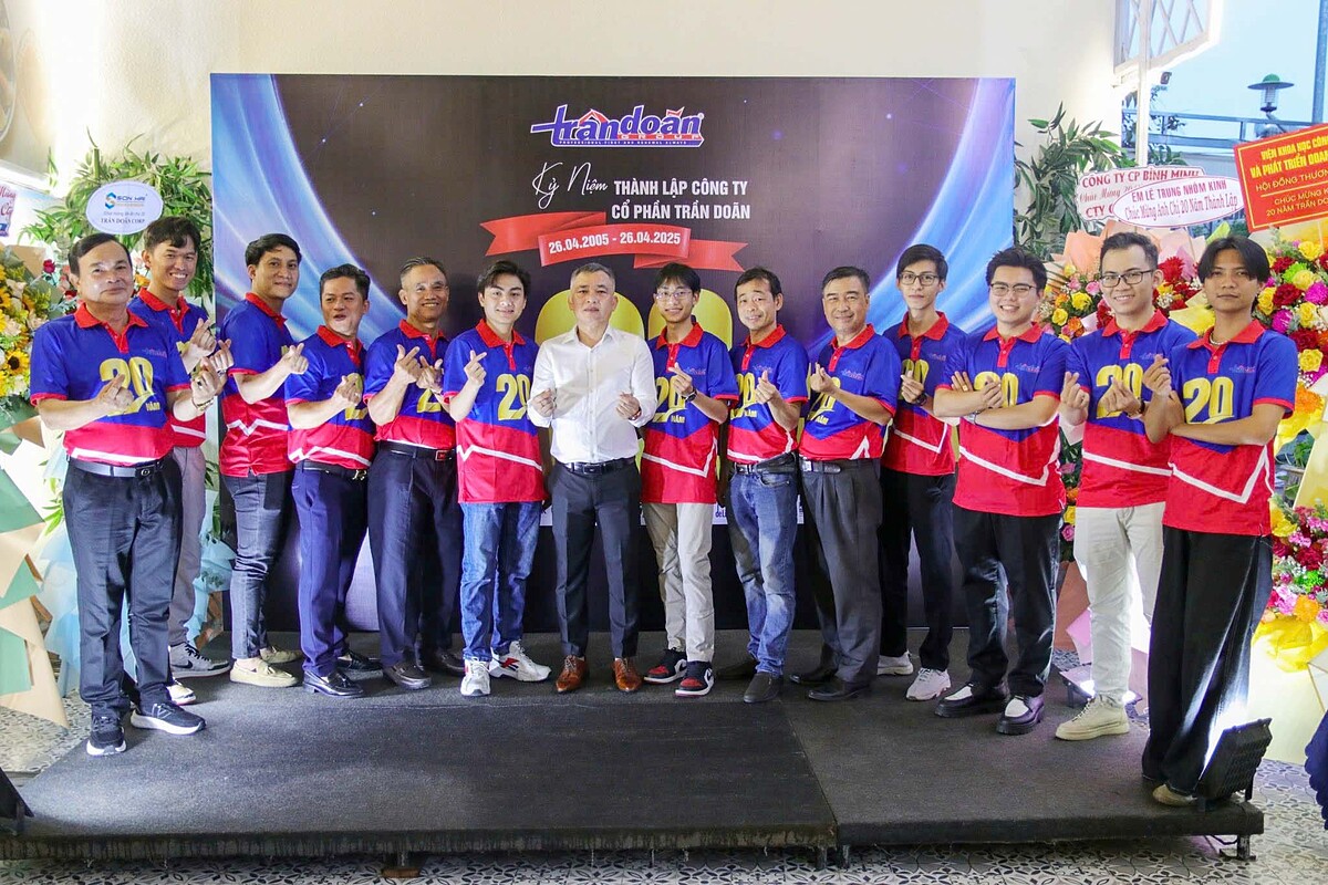Sự kiện kỷ niệm 20 năm thành lập Trần Doãn Group - Ảnh: wesite công ty.