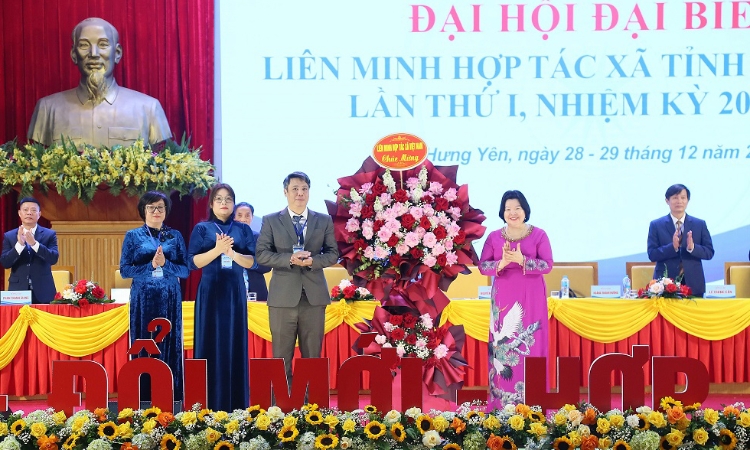 Đại hội đại biểu Liên minh HTX tỉnh Hưng Yên: Tạo thế và lực mới cho kinh tế hợp tác, HTX trong kỷ nguyên vươn mình