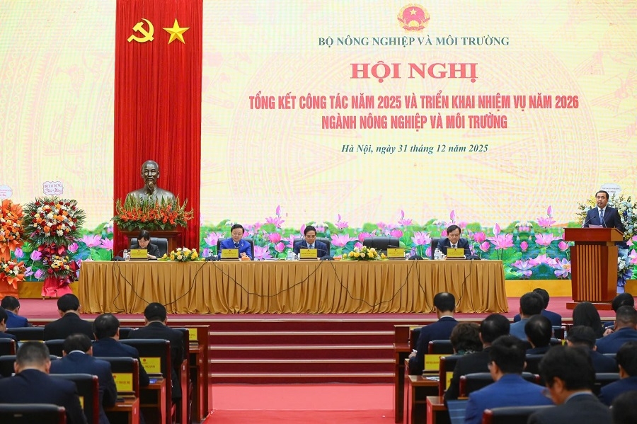 Thủ tướng Chính phủ Phạm Minh Chính đã tham dự và chỉ đạo Hội nghị tổng kết công tác năm 2025, triển khai nhiệm vụ năm 2026 ngành Nông nghiệp và Môi trường.
