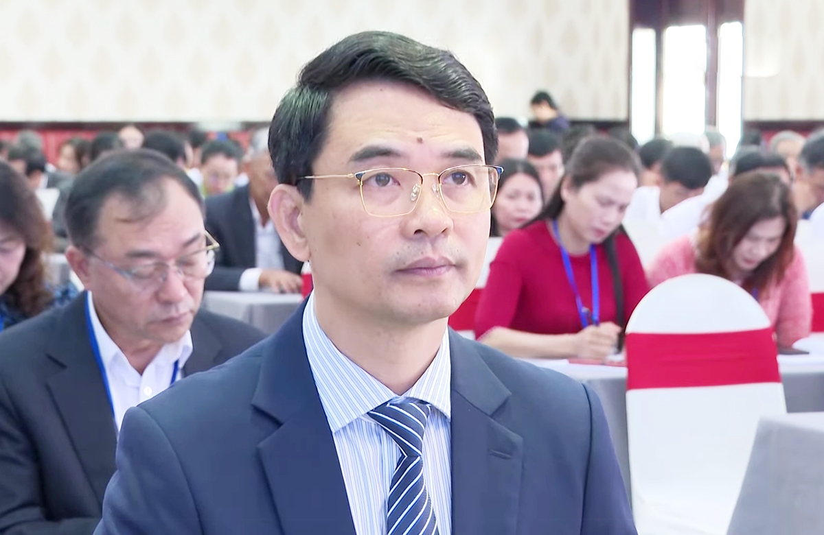 Phó Chủ tịch Liên minh HTX Việt Nam Đinh Hồng Thái dự Đại hội.