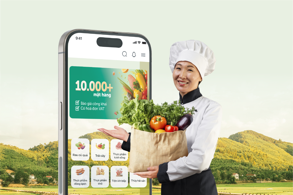 Khi truy cập website/ứng dụng Freso, người dùng được “cá nhân hoá” trải nghiệm giao diện từ danh mục sản phẩm đến nhà cung cấp phù hợp với nhu cầu và khu vực địa lý.