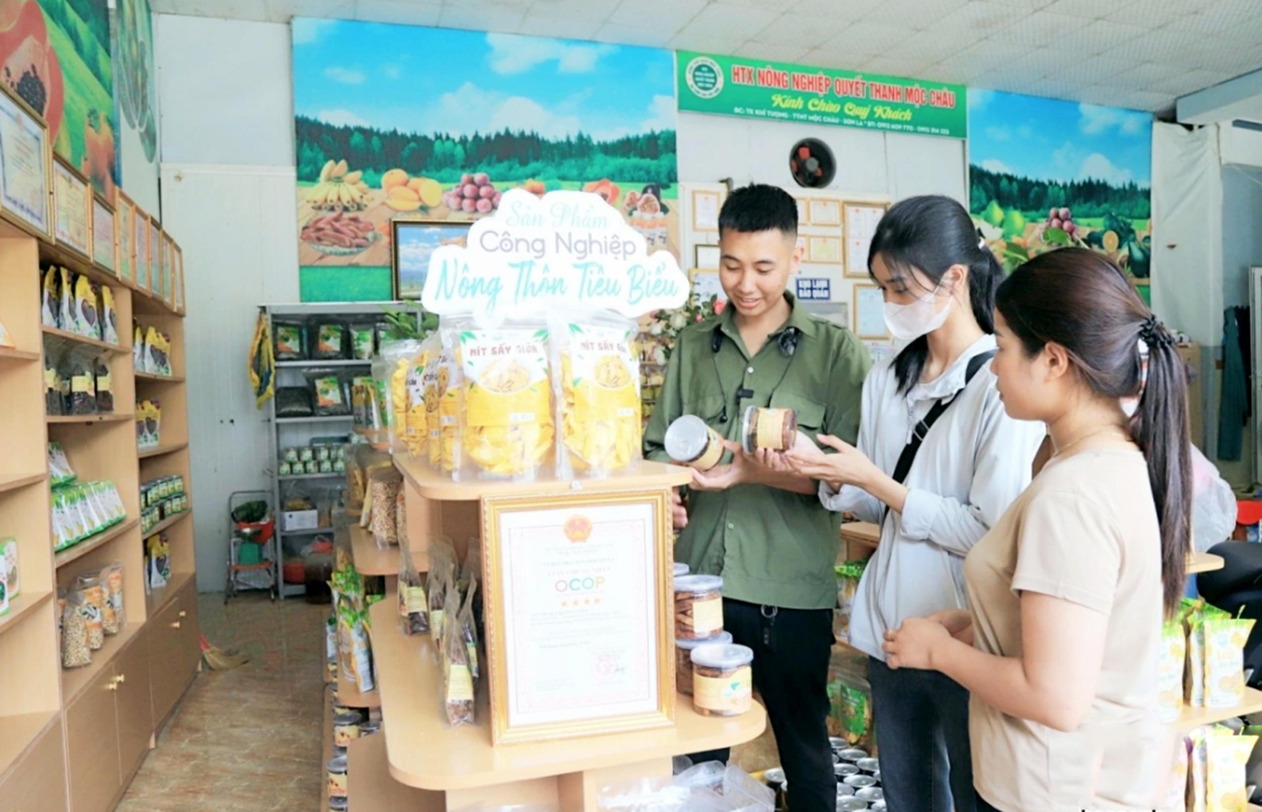 Sản phẩm của HTX Quyết Thanh đang nhận được phản hồi tích cực từ người tiêu dùng.