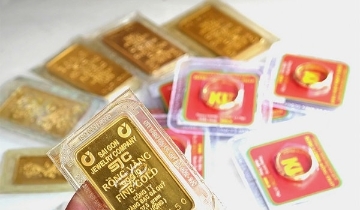Vàng miếng và vàng nhẫn tăng tới hơn 1 triệu đồng/lượng