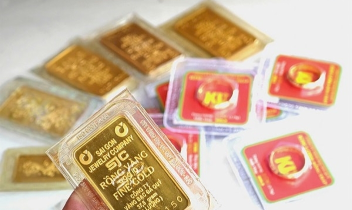vàng miếng và vàng nhẫn tăng 1,1 triệu đồng/lượng