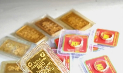 vàng miếng và vàng nhẫn tăng 1,1 triệu đồng/lượng