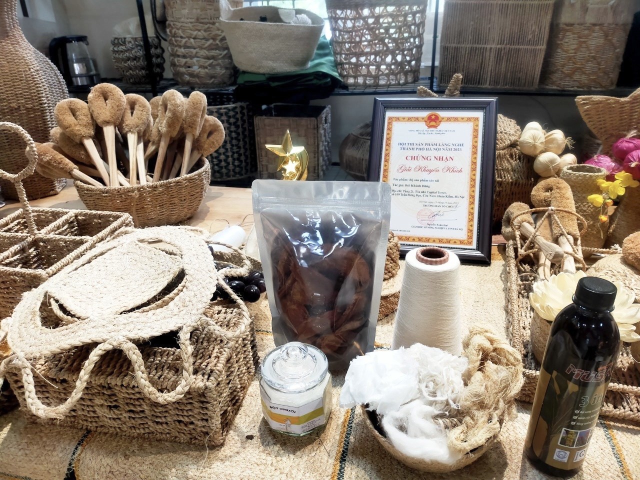 sản phẩm từ xơ chuối của musa pacta