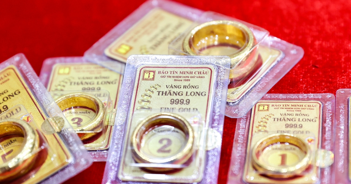 Vàng nhẫn bị vàng miếng giành lại "vị thế".