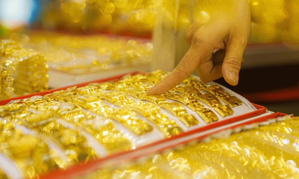 vàng miếng và vàng nhẫn lập đỉnh mới