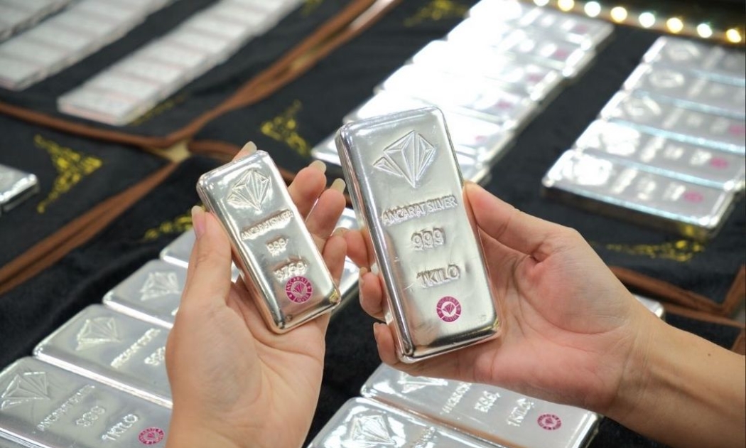 Giá bạc tăng
