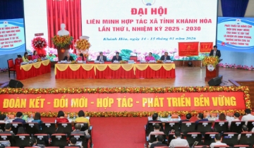 Đại hội Liên minh HTX tỉnh Khánh Hòa: Mở kỳ vọng phát triển bền vững trong giai đoạn mới