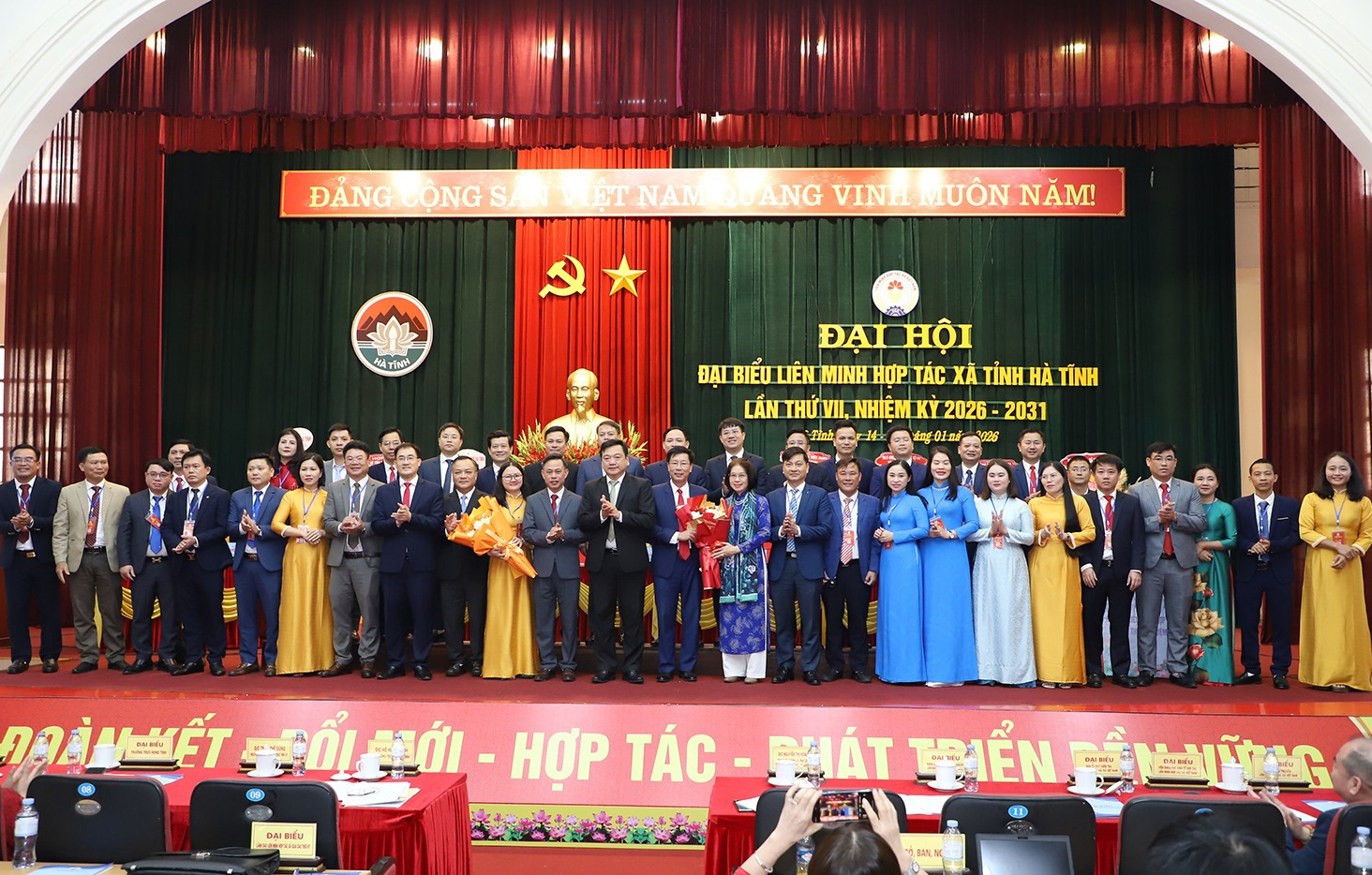 Đại hội đại biểu Liên minh Hợp tác xã tỉnh Hà Tĩnh lần thứ VII, nhiệm kỳ 2026–2031
