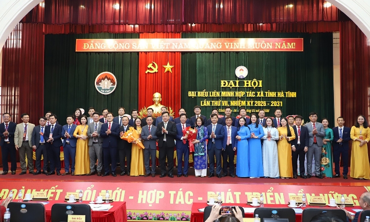 Đại hội Liên minh HTX tỉnh Hà Tĩnh: Từ ‘hỗ trợ sinh tồn’ đến ‘kiến tạo phát triển’ của kinh tế hợp tác