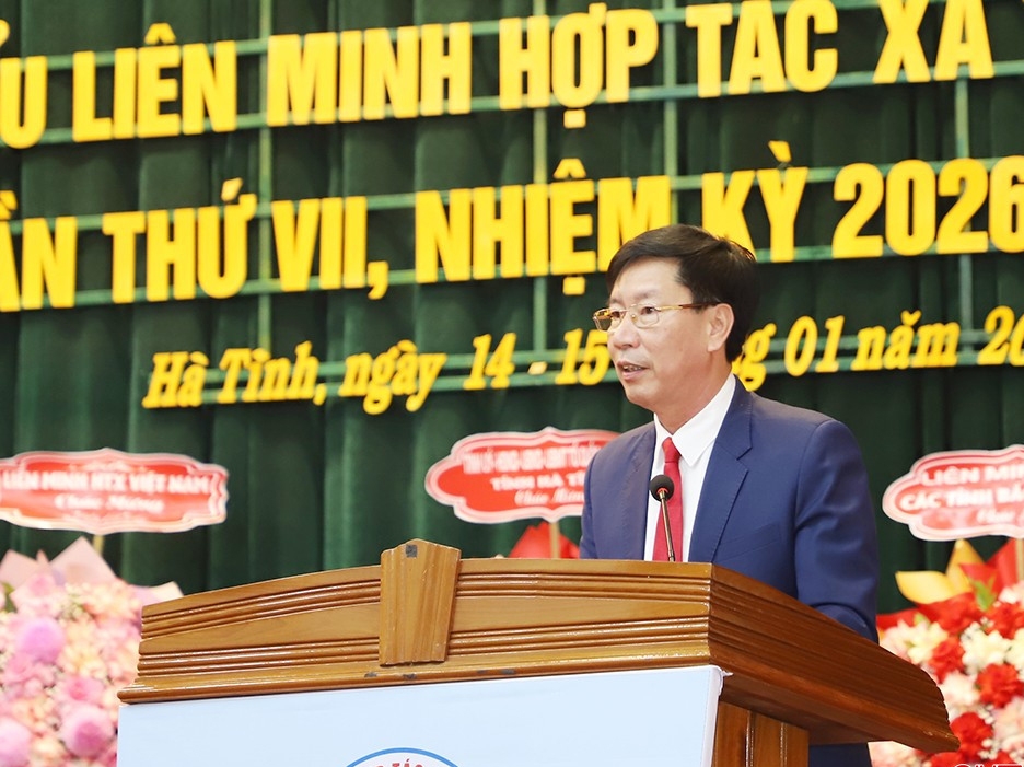 Ông Bùi Huy Cường tái cử chức vụ Chủ tịch Liên minh HTX tỉnh khóa VII.