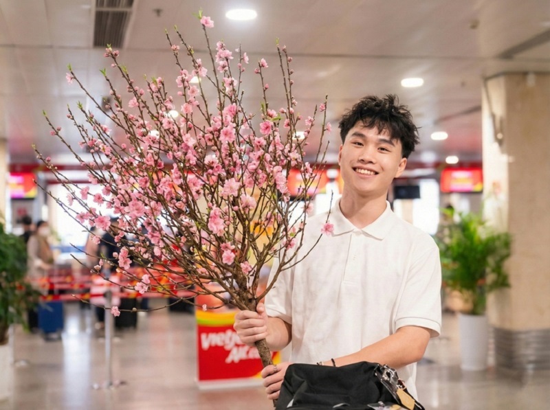 Từ ngày hôm nay (15/1) các hãng hàng không chính thức triển khai dịch vụ vận chuyển mai đào dịp tết 2026.